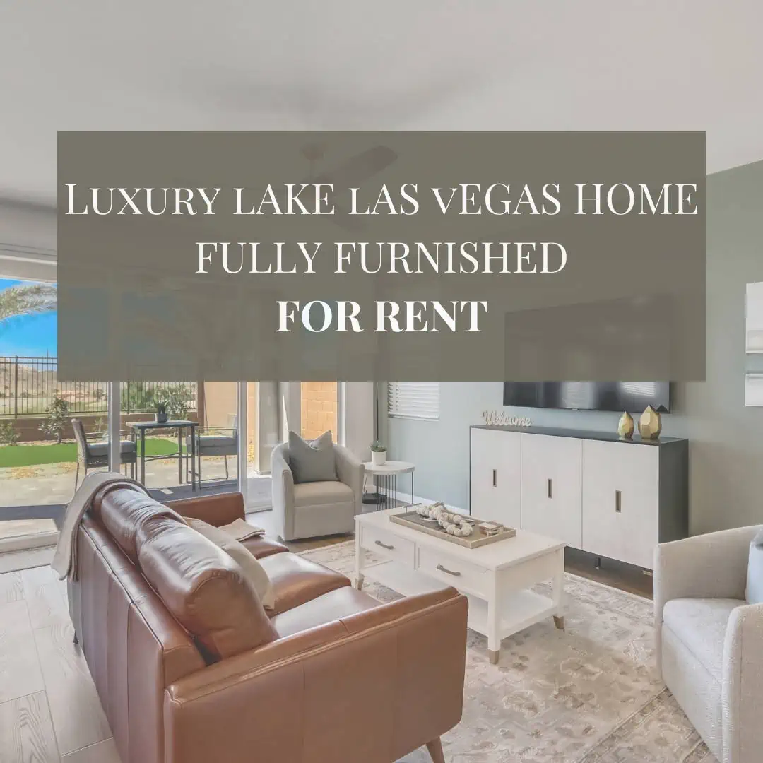 luxury lake las vegas home for rent