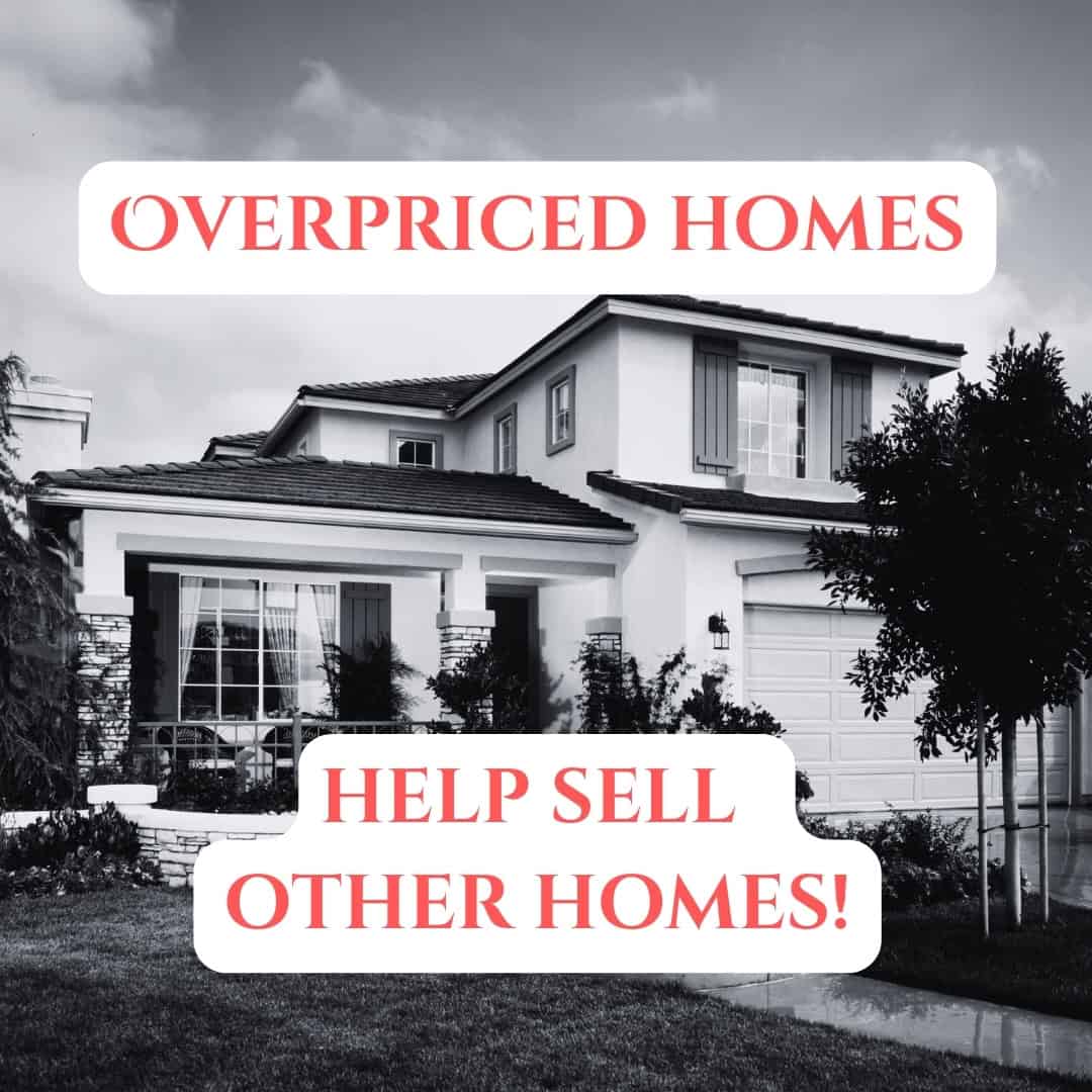 Overpriced homes